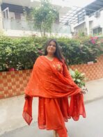 Aarzoo Embroidered Anarkali Suit Set with Dupatta - Image 6