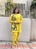 Sitara Yellow Printed Co-Ord Set - Image 6