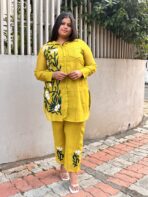 Sitara Yellow Printed Co-Ord Set - Image 2