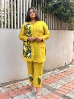 Sitara Yellow Printed Co-Ord Set - Image 4