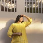 IRA Embroidered Yellow Co-Ord Set