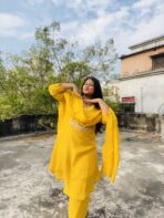 Mehr Embroidered Kurta Set with Dupatta - Image 10