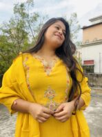 Mehr Embroidered Kurta Set with Dupatta - Image 12