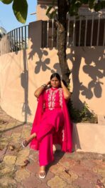 Gulnaar Embroidered Three-Piece Suit Set - Image 6