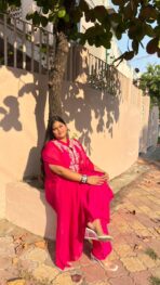 Gulnaar Embroidered Three-Piece Suit Set - Image 3