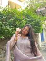 Ivory Mist Zari Kurta Set - Image 7