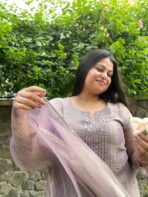 Ivory Mist Zari Kurta Set - Image 8