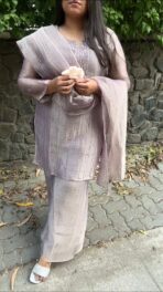 Ivory Mist Zari Kurta Set - Image 20